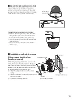 Preview for 15 page of Panasonic WV-CF304LE Installation Manual