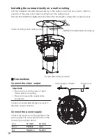 Предварительный просмотр 16 страницы Panasonic WV-CF304LE Installation Manual