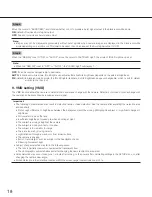 Preview for 18 page of Panasonic WV-CF304LE Operating Instructions Manual