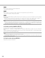 Preview for 26 page of Panasonic WV-CF304LE Operating Instructions Manual