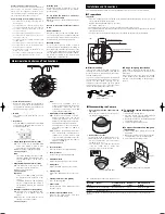 Preview for 2 page of Panasonic WV-CF334E Operating Instructions