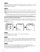 Preview for 14 page of Panasonic WV-CF344 Series Operating Instructions Manual