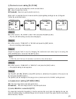 Preview for 21 page of Panasonic WV-CF344 Series Operating Instructions Manual