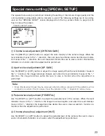 Preview for 23 page of Panasonic WV-CF344 Series Operating Instructions Manual