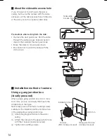 Предварительный просмотр 14 страницы Panasonic WV-CF344E Installation Manual