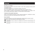 Preview for 2 page of Panasonic WV-CF354E' WV-CF344E Operating Instructions Manual