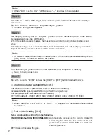 Preview for 12 page of Panasonic WV-CF354E' WV-CF344E Operating Instructions Manual