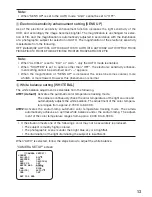 Preview for 13 page of Panasonic WV-CF354E' WV-CF344E Operating Instructions Manual