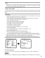 Preview for 17 page of Panasonic WV-CF354E' WV-CF344E Operating Instructions Manual