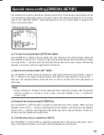 Preview for 23 page of Panasonic WV-CF354E' WV-CF344E Operating Instructions Manual