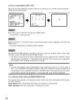 Preview for 24 page of Panasonic WV-CF354E' WV-CF344E Operating Instructions Manual
