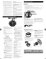 Preview for 2 page of Panasonic WV-CF364E Operating Instructions