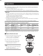 Preview for 13 page of Panasonic WV-CF374E Installation Manual