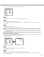 Предварительный просмотр 13 страницы Panasonic WV-CF504 Operating Instructions Manual