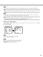 Preview for 19 page of Panasonic WV-CF504 Operating Instructions Manual