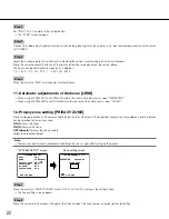 Preview for 22 page of Panasonic WV-CF504 Operating Instructions Manual
