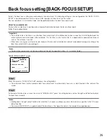 Preview for 25 page of Panasonic WV-CF504 Operating Instructions Manual