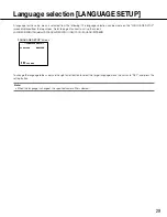 Preview for 29 page of Panasonic WV-CF504 Operating Instructions Manual