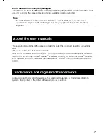 Preview for 7 page of Panasonic WV-CF614/E Series Installation Manual