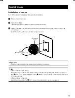 Preview for 17 page of Panasonic WV-CF614/E Series Installation Manual