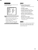 Preview for 25 page of Panasonic WV-CF614/E Series Installation Manual