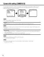 Предварительный просмотр 10 страницы Panasonic WV-CF614 Series Operating Instructions Manual