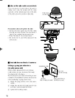 Preview for 14 page of Panasonic WV-CF624 Installation Manual