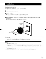 Preview for 17 page of Panasonic WV-CF624 Installation Manual