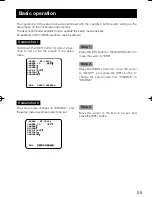 Preview for 25 page of Panasonic WV-CF624 Installation Manual