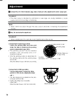 Preview for 18 page of Panasonic WV-CF634 Installation Manual