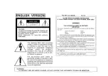 Preview for 2 page of Panasonic WV-CL700 Operating Instructions Manual