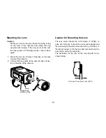 Предварительный просмотр 12 страницы Panasonic WV-CL924A Operating Instructions Manual