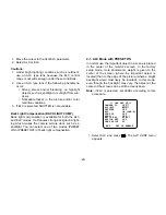 Preview for 22 page of Panasonic WV-CL924A Operating Instructions Manual