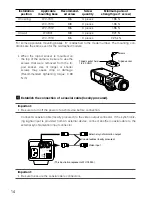 Preview for 14 page of Panasonic WV-CL930 Series Operating Instructions Manual