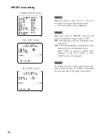 Preview for 26 page of Panasonic WV-CL930 Series Operating Instructions Manual