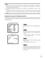 Preview for 33 page of Panasonic WV-CL930 Series Operating Instructions Manual