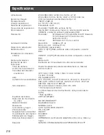 Preview for 216 page of Panasonic WV-CL930 Series Operating Instructions Manual