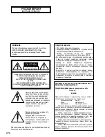 Preview for 272 page of Panasonic WV-CL930 Series Operating Instructions Manual