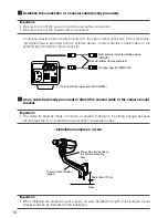Предварительный просмотр 14 страницы Panasonic WV-CLR930 Operating Instructions Manual