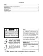 Предварительный просмотр 2 страницы Panasonic WV-CM1000 Operating Instructions Manual