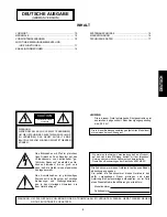 Preview for 11 page of Panasonic WV-CM2000 Operating Instruction