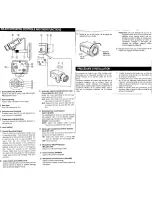 Предварительный просмотр 3 страницы Panasonic WV-CP110 Operating Instructions Manual