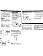 Предварительный просмотр 7 страницы Panasonic WV-CP110 Operating Instructions Manual