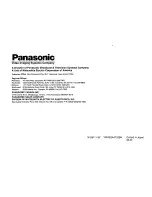 Preview for 32 page of Panasonic WV-CP150 Operating Instructions Manual