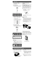 Предварительный просмотр 3 страницы Panasonic WV-CP240 Operating Instructions