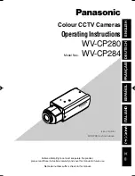 Предварительный просмотр 1 страницы Panasonic WV-CP280 Series Operating Instructions Manual