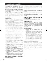 Предварительный просмотр 8 страницы Panasonic WV-CP290 series Operating Instructions Manual