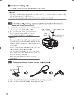 Предварительный просмотр 14 страницы Panasonic WV-CP300 Series Installation Manual