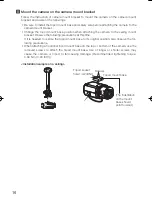 Preview for 16 page of Panasonic WV-CP300 Series Installation Manual