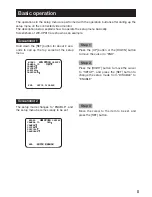 Preview for 5 page of Panasonic WV-CP300 Series Operating Instructions Manual